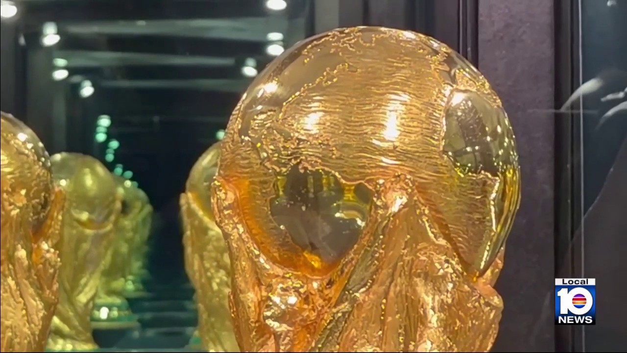 FIFA World Cup trophy makes Miami-Dade stop during exhibit open to