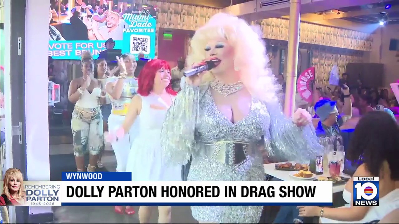 Drag queens en Wynwood rinden homenaje a Dolly Parton con presentaciones especiales