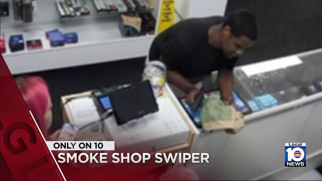 Surveillance video shows accused serial armed robber threatening woman ...