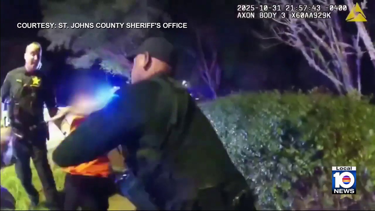 Deputies release video showing teen’s arrest on Halloween in St. John County